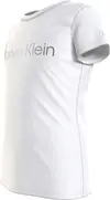 Calvin Klein INST SILVER LOGO SLI Kadın Beyaz T-Shirt
