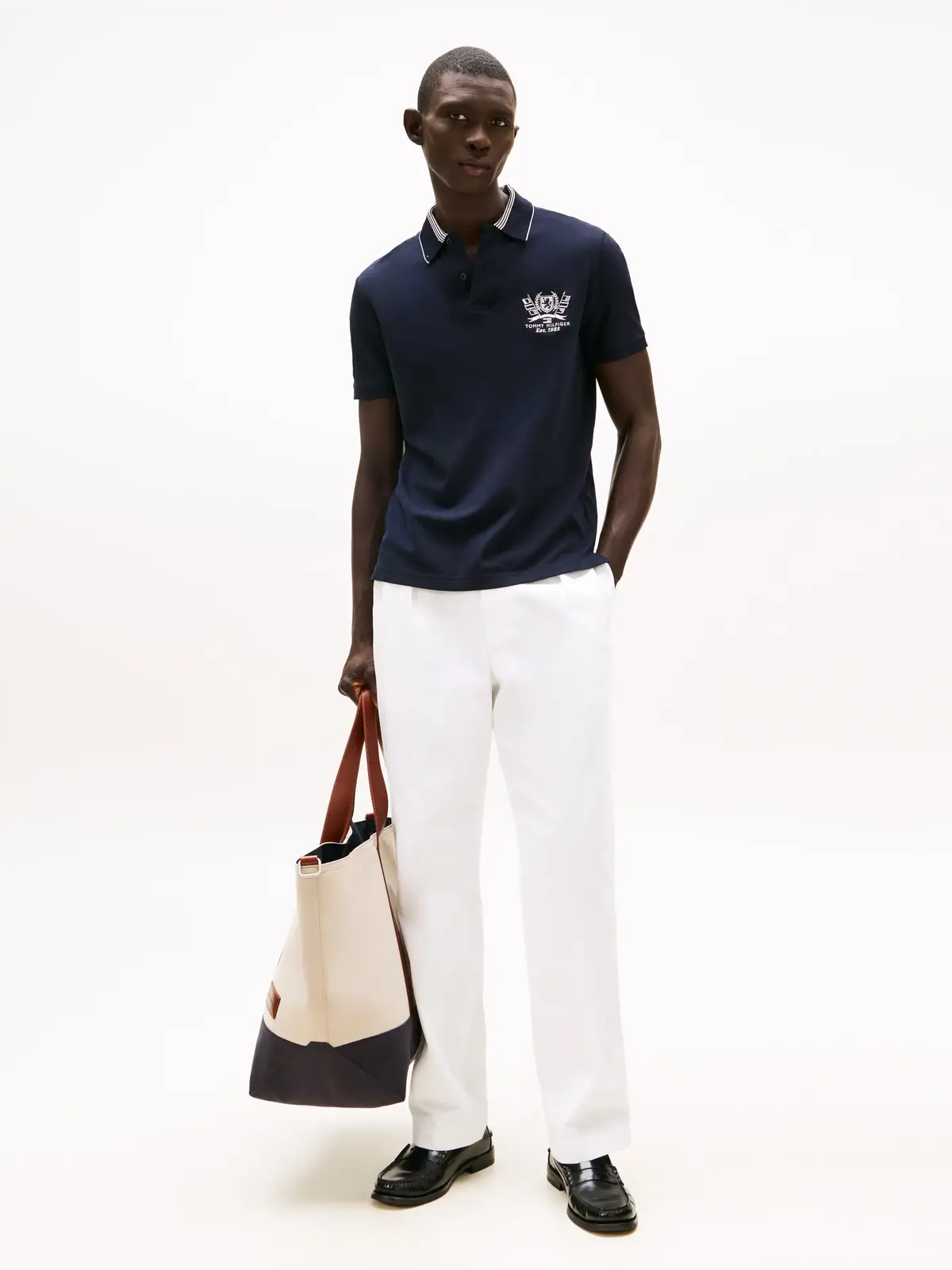 Tommy Hilfiger ICON REG POLO, DW5 Siyah Erkek T-Shirt & Polo