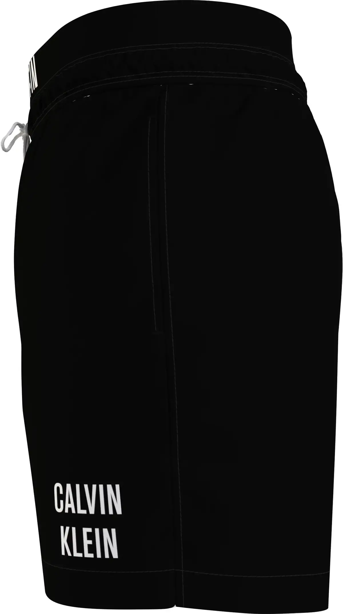 Calvin Klein MEDIUM DOUBLE WAISTB Erkek Siyah Deniz Şortu