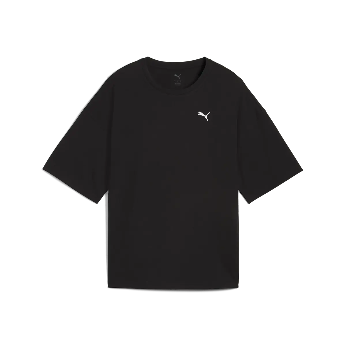 Puma WARDROBE ESS Oversized Tee Siyah Kadın T-Shirt & Polo