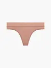 Calvin Klein THONG Kadın Krem Tanga