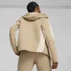 Puma EVOSTRIPE FZ Hoodie Açık Kahve Kadın Sweatshirt