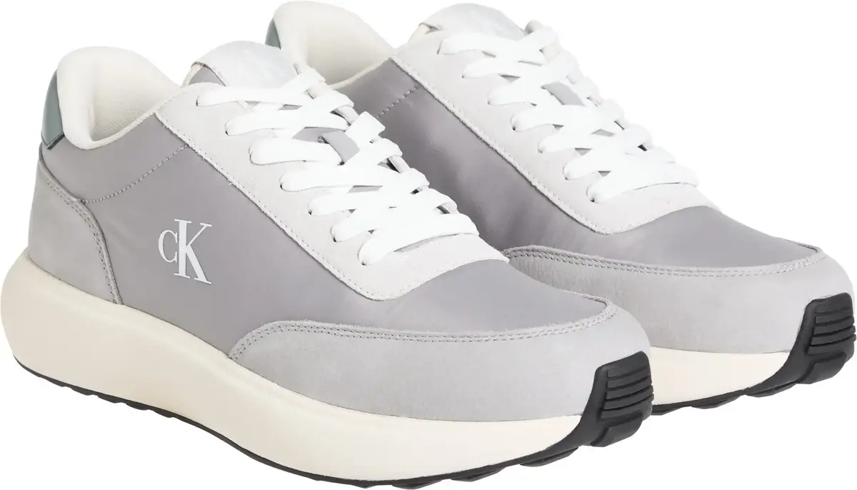 Calvin Klein ATHLEISURE RUNNER LA, 0IQ Gri Erkek Spor Ayakkabı & Sneaker