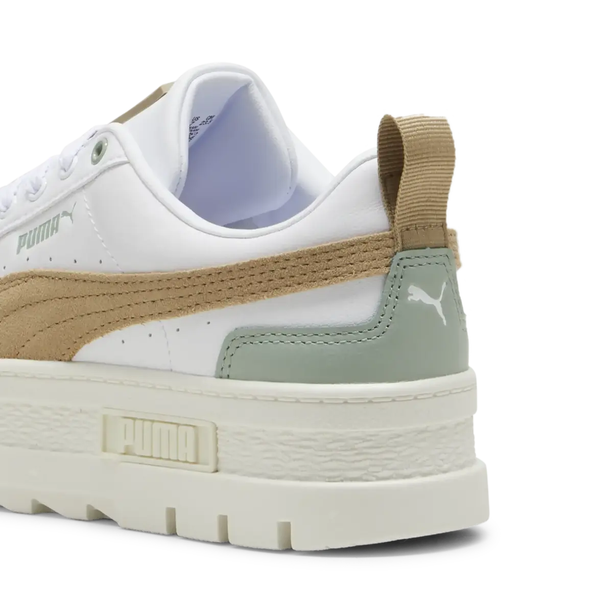 Puma Mayze Lth Wn s Beyaz Kadın Spor Ayakkabı