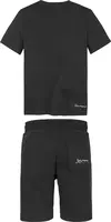 Calvin Klein SPLIT LOGO TEE JOGGE Erkek Siyah Şort