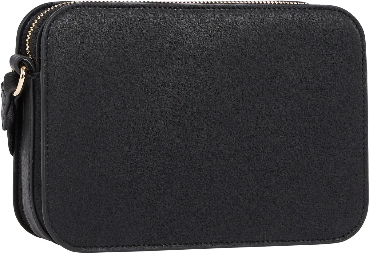 Tommy Hilfiger TH LOGOTAPE CAMERA B, BDS Siyah Kadın Çanta & Cüzdan