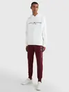 Tommy Hilfiger TOMMY LOGO HOODY, YBR Beyaz Erkek Sweatshirt