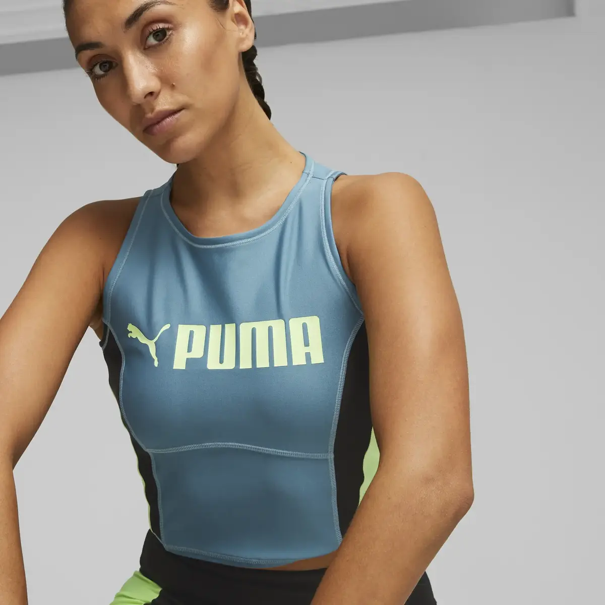 Puma PUMA FIT EVERSCULPT TANK Mavi Kadın Sporcu Atleti