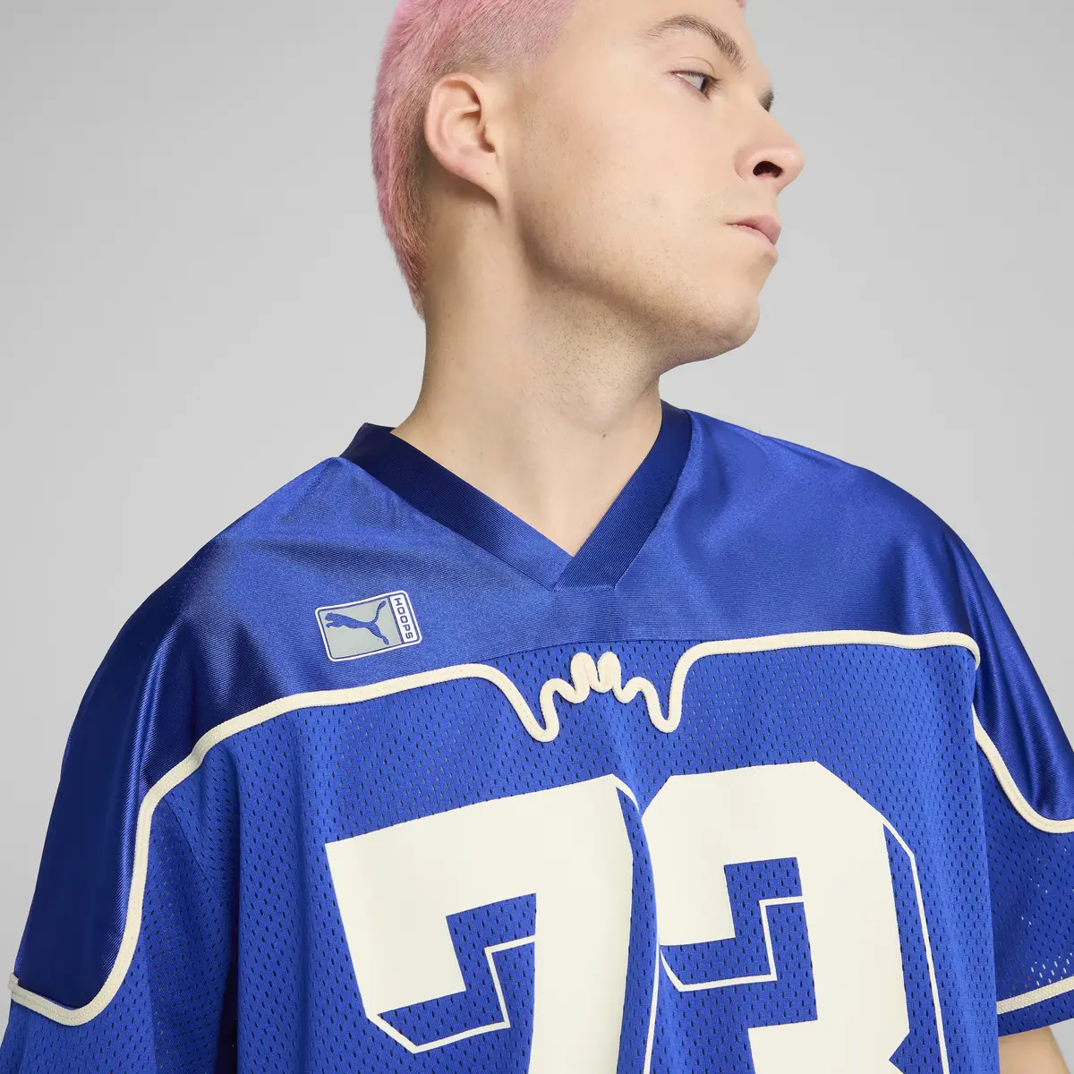 Puma Dress Code Football Jersey Mavi Erkek Elbise-Etek