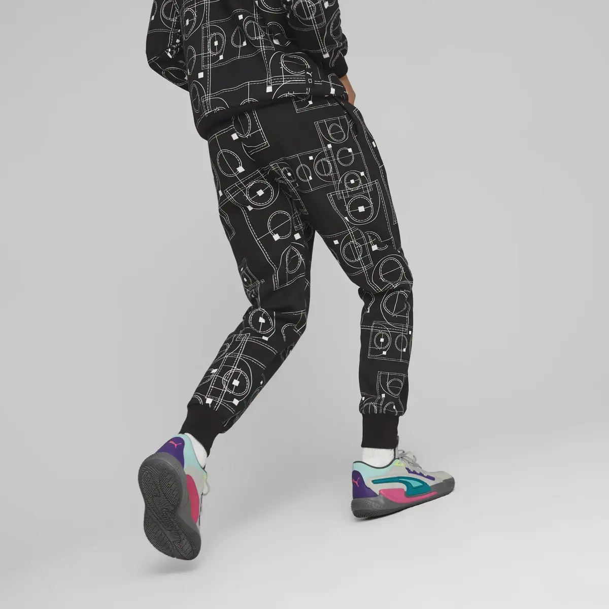 Puma Courtside Booster Pant Siyah Erkek/Unisex Basketbol Eşofman Altı