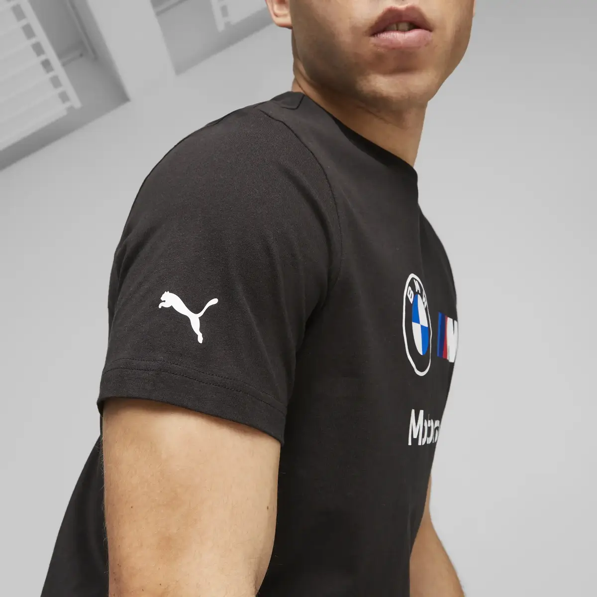 Puma BMW MMS ESS Logo Tee Siyah Erkek T-Shirt