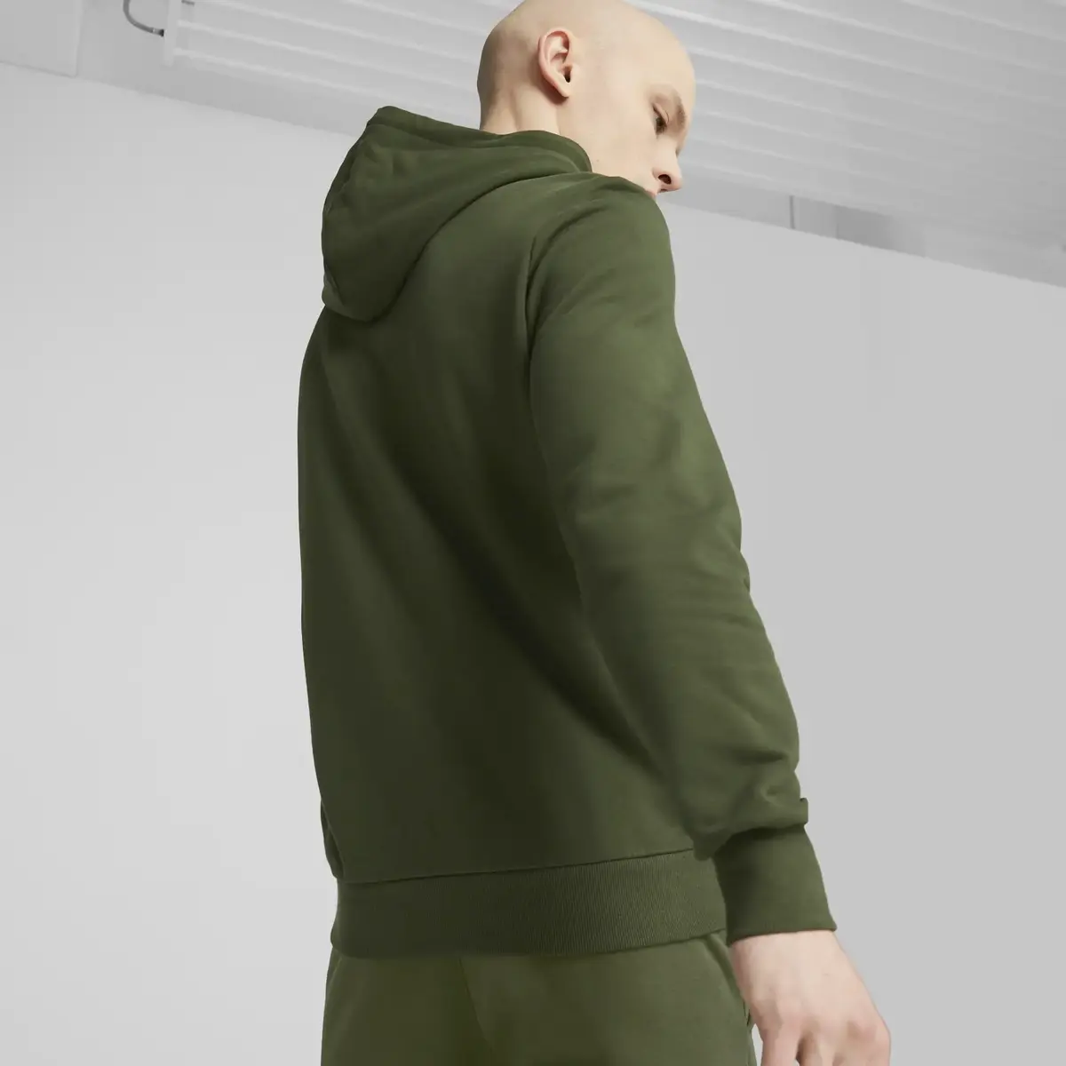 Puma Classics Logo Hoodie Yeşil Erkek Hoodie