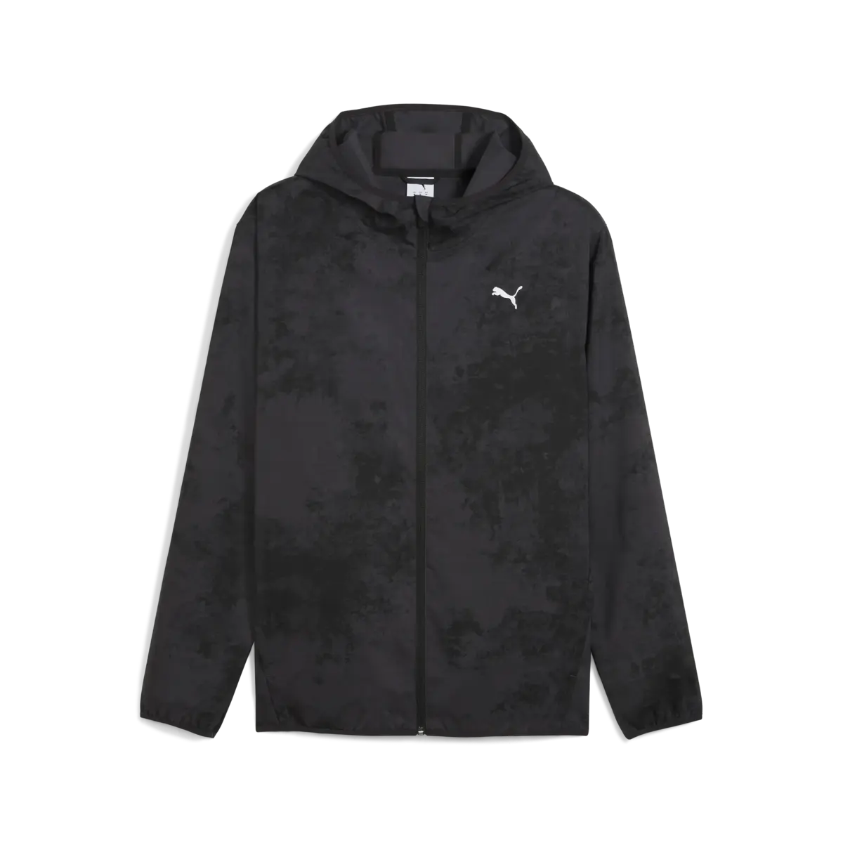 Puma M TAD ESS AOP Woven Jacket Siyah Erkek Fermuarlı Üst