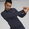Puma Formknıt Seamless 1/2 Zıp Lacivert Erkek Yarım Fermuarlı Spor Üst
