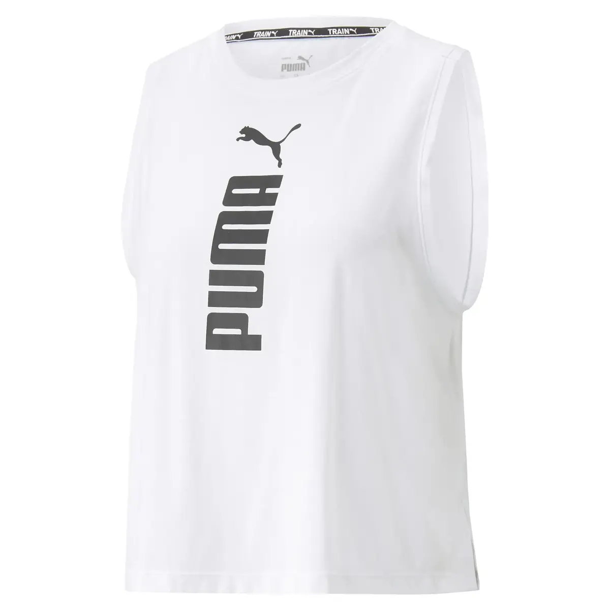 Puma Fit Tri-blend Tank Beyaz Kadın Performans T-Shirt