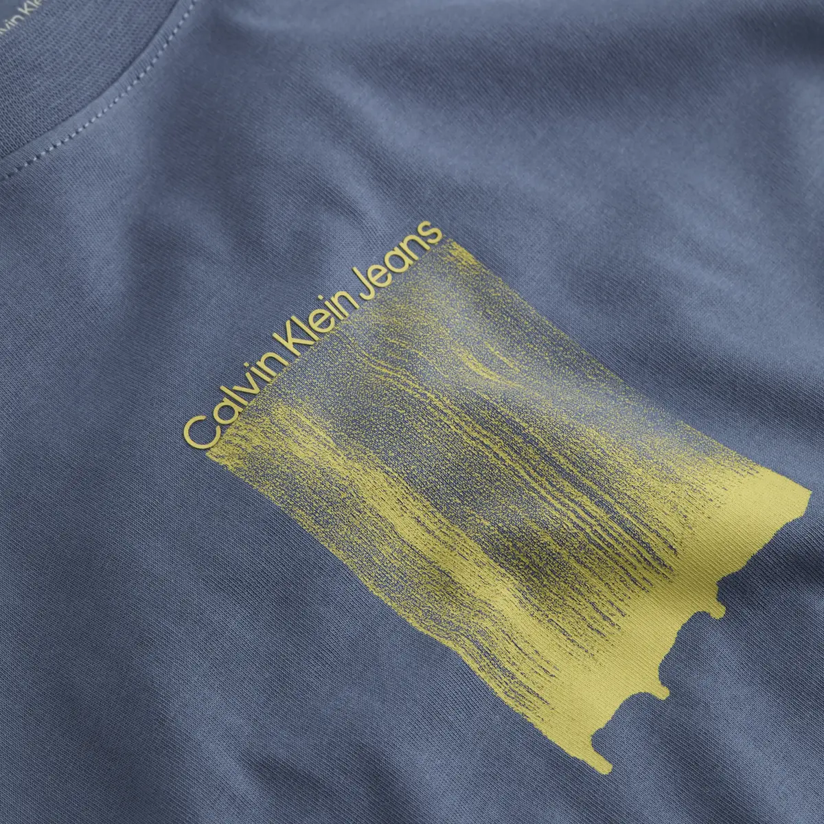 Calvin Klein BRUSH STROKE GRAPHIC, CK1 Mavi Erkek T-Shirt & Polo