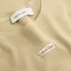 Calvin Klein PLACED INST SWEATER, PFN Krem Kadın T-Shirt & Polo