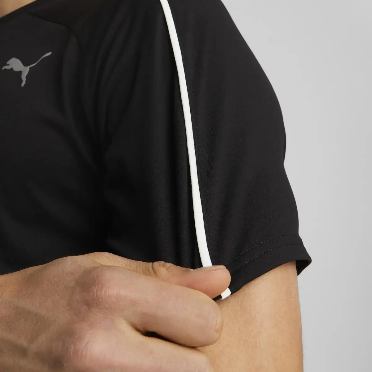 Puma Traın Cloudspun Ss Tee Siyah Erkek Koşu Ve Performans T-Shirt