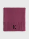 Calvin Klein MONOLOGO EMBRO KNIT Kadın Pembe Atkı