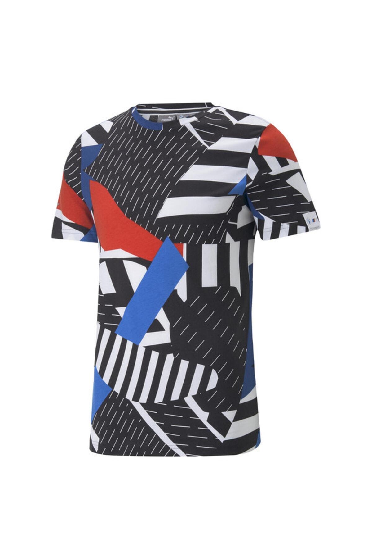 Puma Bmw Mms Aop Tee Beyaz Erkek T-Shirt