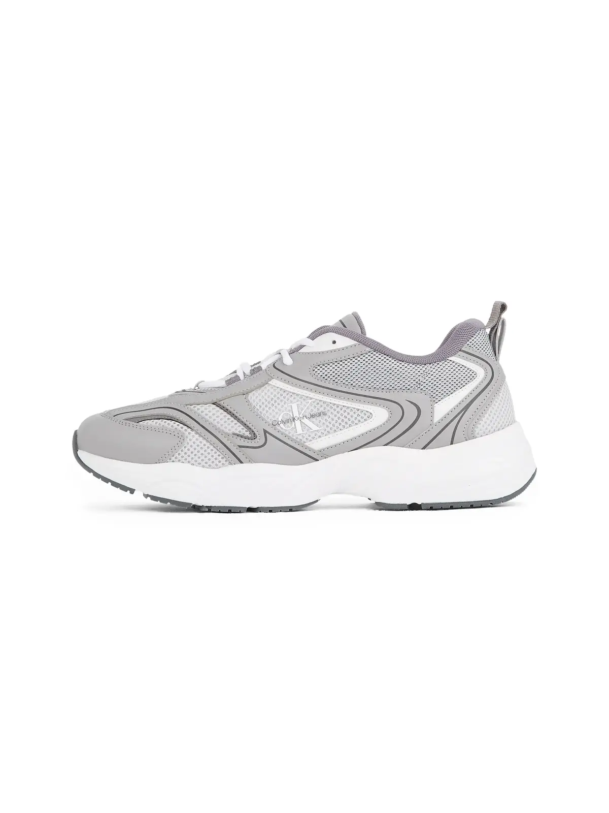 Calvin Klein RETRO TENNIS MESH ML Gri Erkek Günlük Spor Ayakkabı