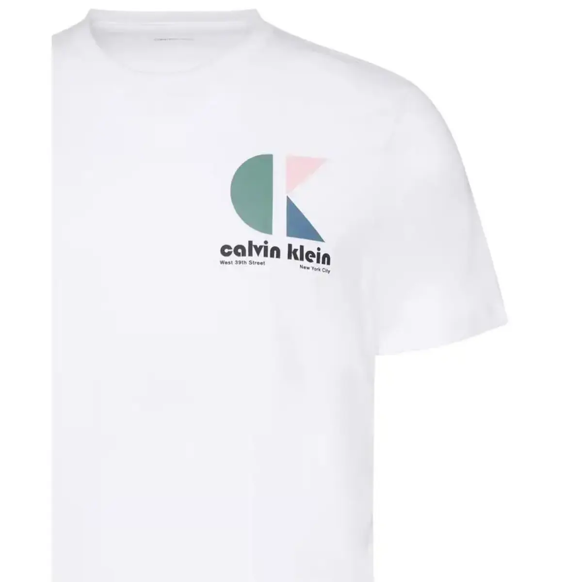 Calvin Klein SS 30s EU CK BH LOGO GRAPHIC TEE Beyaz Erkek Tişört