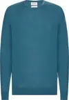 Calvin Klein SUPERIOR WOOL CREW N Erkek Mavi Kazak