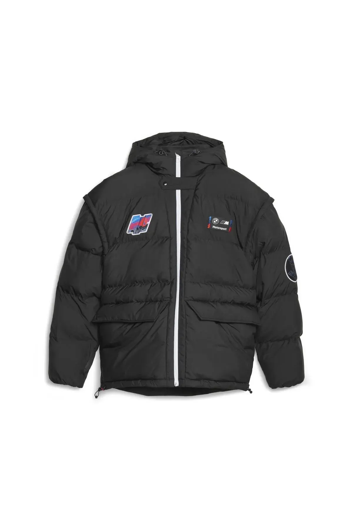 Puma BMW MMS Statement Race Jkt Siyah Erkek Fermuarlı Sweatshirt