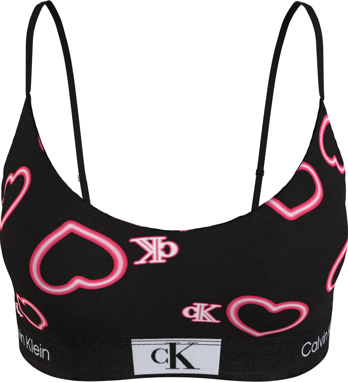 Calvin Klein UNLINED BRALETTE Kadın Siyah Bralet