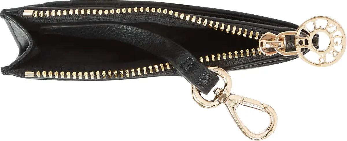 Tommy Hilfiger TH DISTINCT LONG CC Kadın Siyah Cüzdan