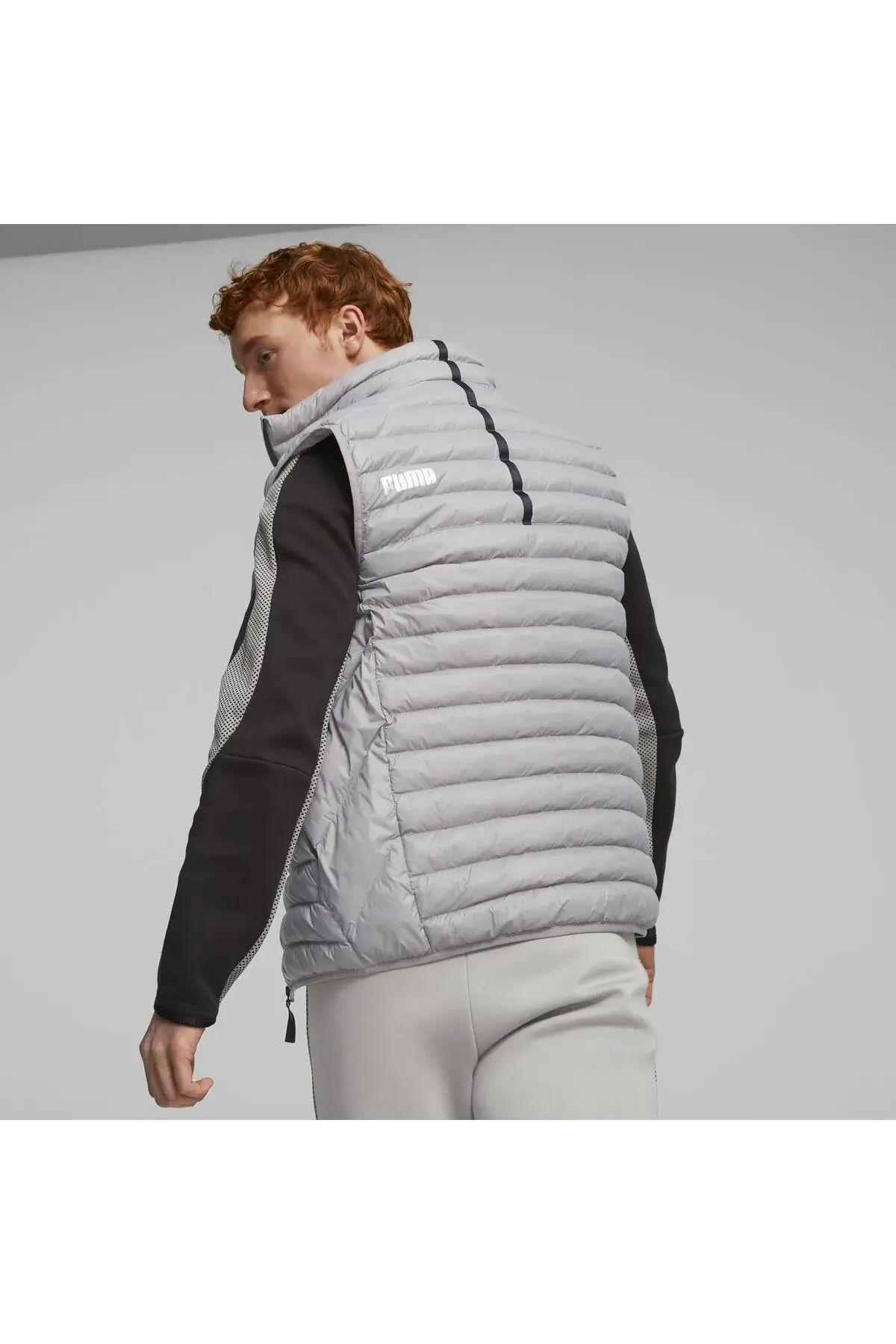 Puma PackLITE Primaloft Vest Gri Erkek Şişme Yelek