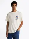 Tommy Hilfiger TJM RLX NOVELTY 2 GM, YBH Krem Erkek T-Shirt & Polo