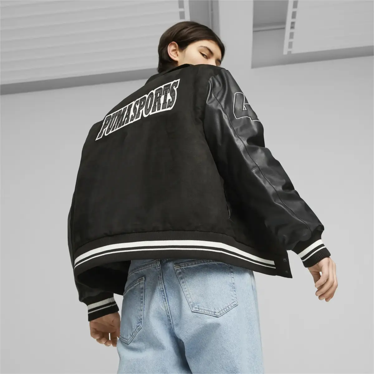 Puma TEAM Varsity Siyah Erkek Ceket
