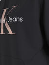 Calvin Klein SEASONAL MONOLOGO RE Erkek Siyah Hoodie