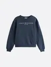 Tommy Hilfiger MDRN REG CORP LOGO C Kadın Lacivert Sweatshirt