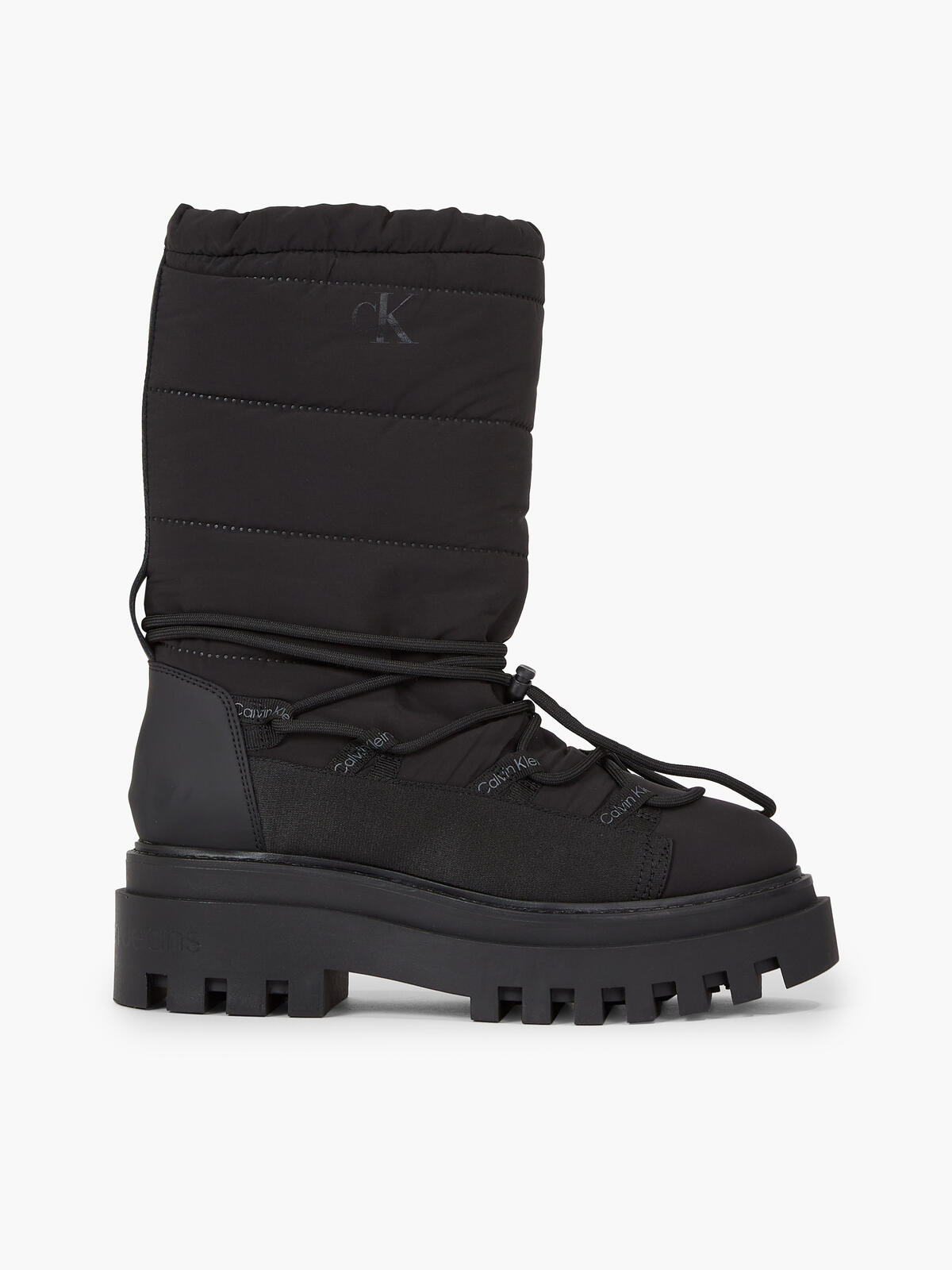 Calvin Klein FLATFORM SNOW BOOT N Kadın Siyah Bot