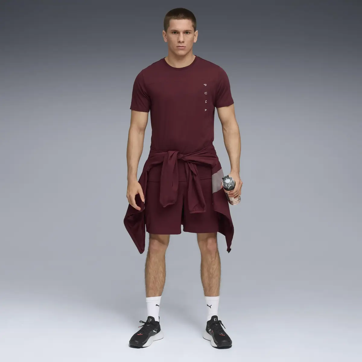 Puma TAD TECH Triblend Tee Kırmızı Erkek T-Shirt