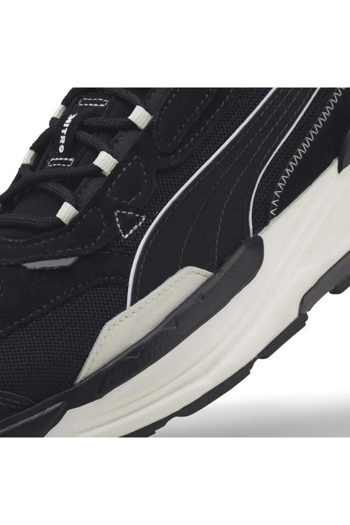 Puma Extent Nitro Heritage Jet Siyah Kadın Günlük Spor Ayakkabı