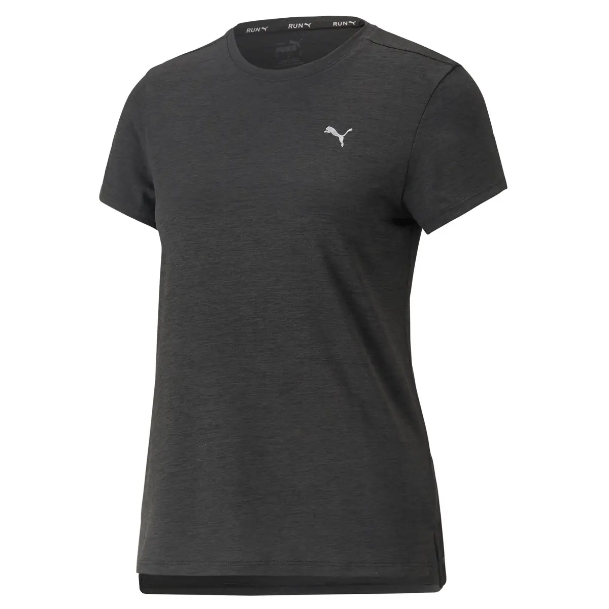 Puma RUN FAVORITE HEATHER SS TEE W Siyah Kadın T-Shirt