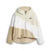 Puma Big Cat Hooded Kadın Bej Sherpa Ceket