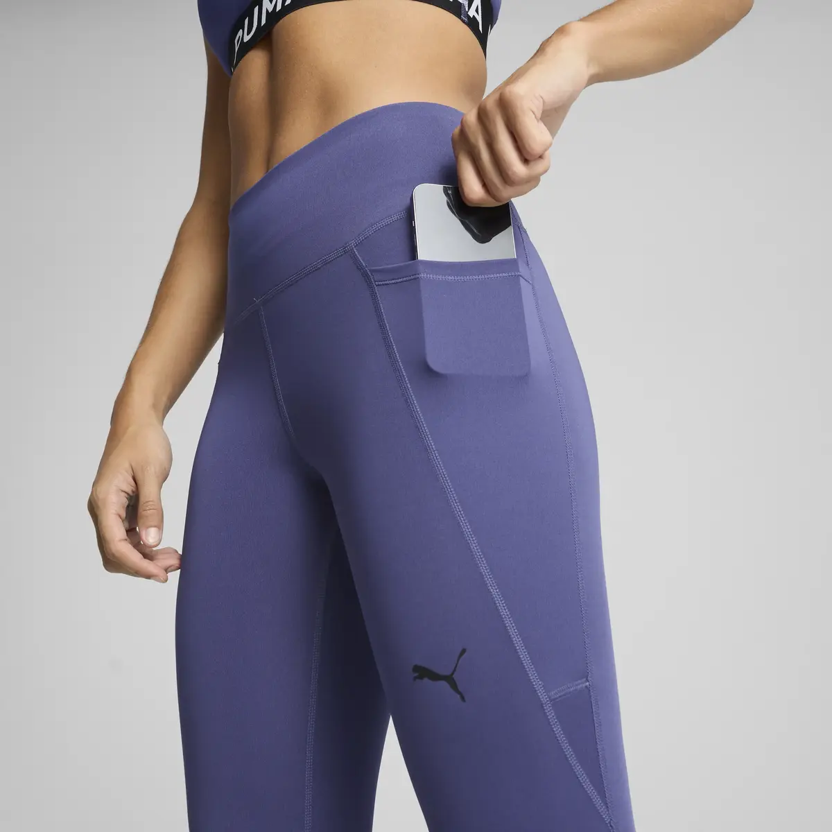 PUMA W TAD ESSENTIAL TIGHT HW 7/8 Mavi Kadın Tayt