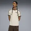 Puma T7 Ringer Tee Krem Erkek T-Shirt & Polo