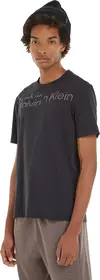 Calvin Klein PW - S/S - GRAPHIC T Erkek Siyah T-Shirt