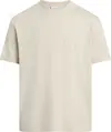 Calvin Klein CK APPLIQUE TEE, PDV Krem Erkek T-Shirt & Polo