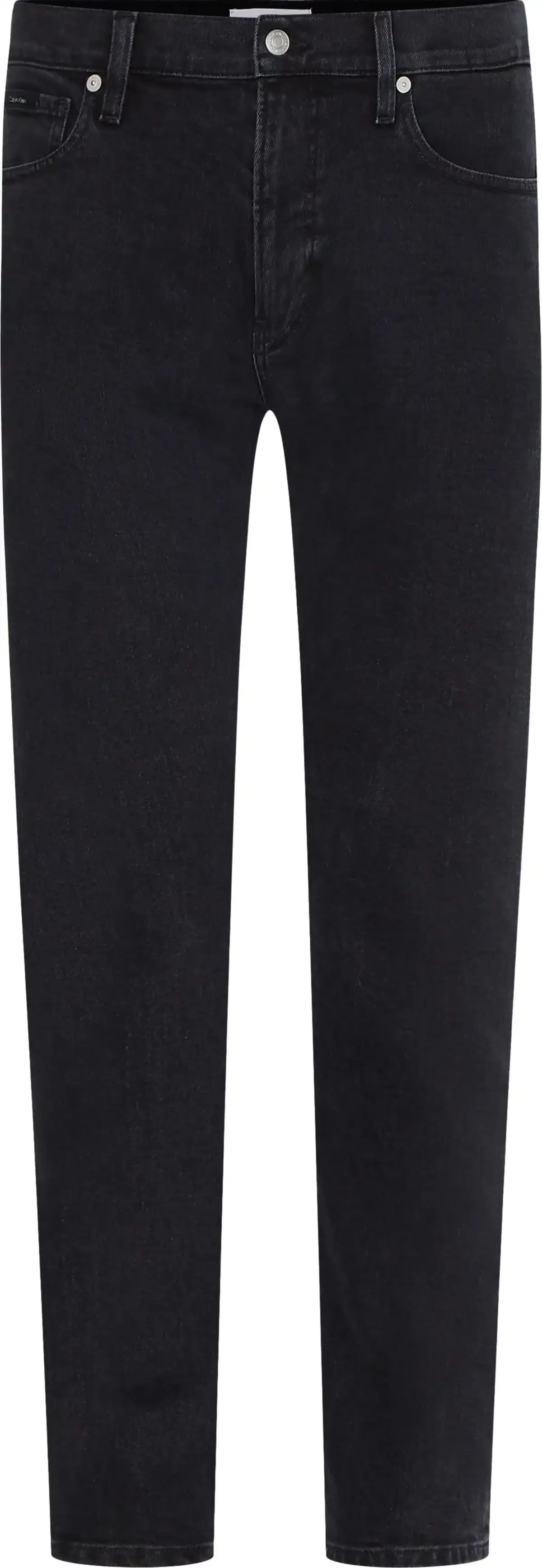 Calvin Klein SLIM FIT WASHED BLAC Erkek Antrasit Kot Pantolon