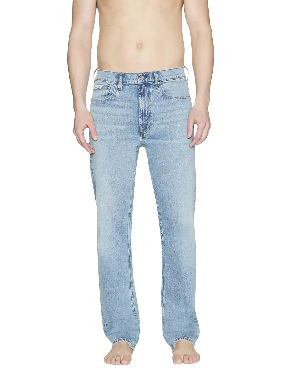 Calvin Klein STNDRD STRGHT SHILOH JEAN Erkek Mavi Kot Pantolon