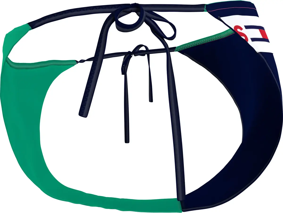 Tommy Hilfiger STRING SIDE TIE CHEE Kadın Yeşil Bikini Altı