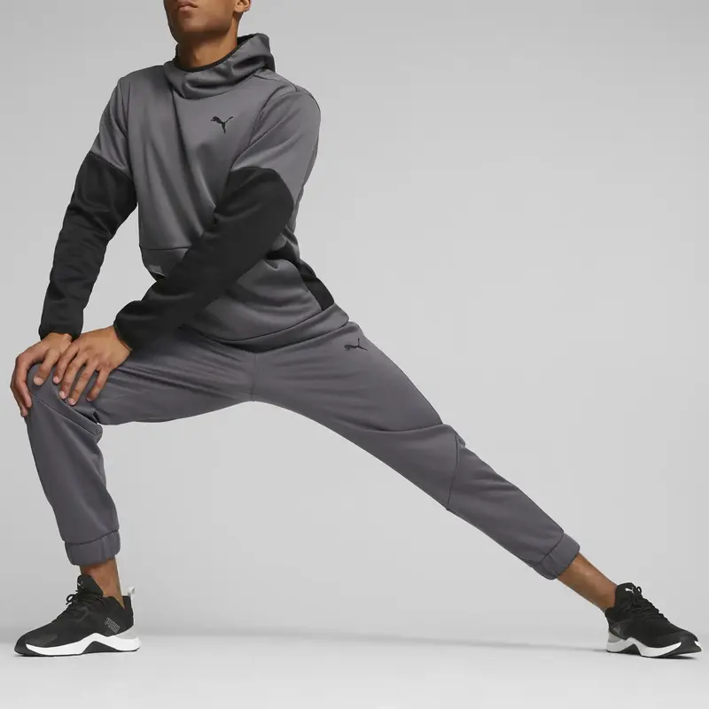 Puma TRAIN ALL DAY PWRFLEECE JGR Gri Erkek Eşofman Altı