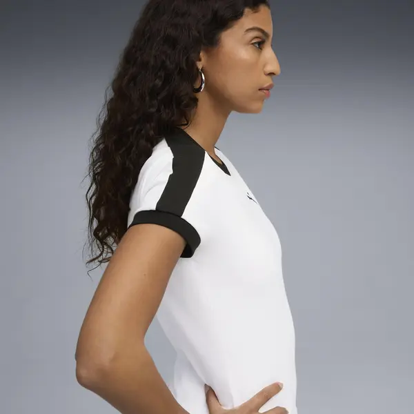 Puma T7 Slim Tee Beyaz Kadın T-Shirt
