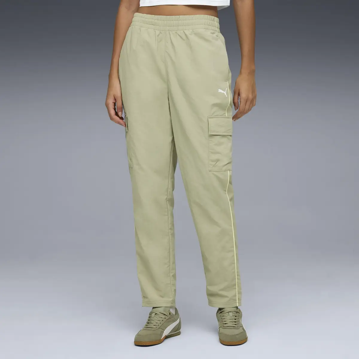 Puma PUMA SPORT Woven Cargo Pants Haki Kadın Eşofman Altı